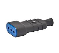Gewiss Enchufe móvil, estándar italiano, 2P+T 10A 250V AC, tipo P11, pizarra