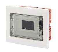 Gewiss GW-40604 Centralita Con Puerta Transparente Humo De Empotrar 8M IP40