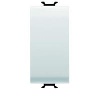 Gewiss GW10091DY - Inversor unipolar 250 V AC, 16 AX, neutro, 1 módulo, blanco, serie Chorus