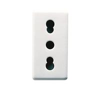 Gewiss GW20203DY Enchufe:, Color Blanco