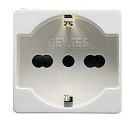 Gewiss Base 20 System - Base normal unel - 2 polos + T 16A