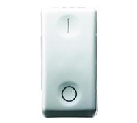 Gewiss GW20503 Interruttore Bipolare 250V AC 16AX Neutro Simbolo 0/I 1 Modulo System White