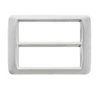 Gewiss GW22508 - Placa 12 módulos Blanco Nube Top System
