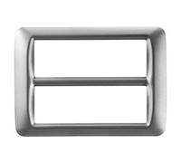 Gewiss GW22608 - Placa 12 módulo Titanio Metal..Top System