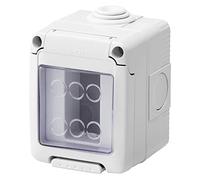 Gewiss GW27041 Contenitore Per Apparecchi System 1 Posto Stagno Grigio RAL 7035 IP55