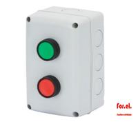GEWISS GW27203 Contenedor Con Botón De Marcha Parada 2 Puestos 1NA 1NC IP66