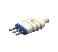 Gewiss GW28003 - Enchufe (250 V, 10 A, S11) Color blanco