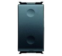 Gewiss GW30001 Negro 1P botonera - Panel de mandos (Negro, 16 A)