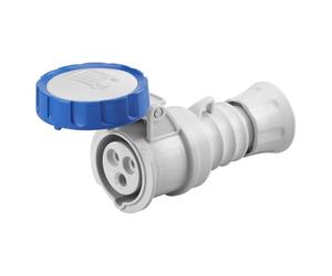 Gewiss GW62026H acoplador de enchufe eléctrico 16 A 2P+E - Acopladores de enchufes eléctricos (14,8 cm, 7,2 cm, -25 - 40 °C)