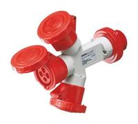 Gewiss GW64027 16A 3P+T acoplador de Enchufe eléctrico - Acopladores de enchufes eléctricos
