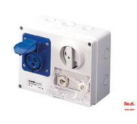 Gewiss GW66038 Toma Interbloqueada 32-9h/220-250 3P IP 44
