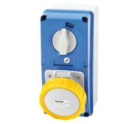 Gewiss gw66236n - toma de corriente (3p+n+t, 4 h, amarillo, ip67, 110