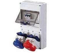 Gewiss GW66393 - Combibloc asd 2pr: 2 polos+t,3 polos+tierra ip55