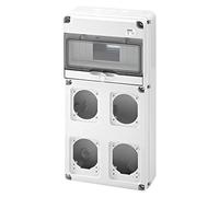Gewiss GW68003N caja de tomacorriente Blanco - Caja registradora