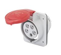 Gewiss hp - Base/s inclinada 10o hp 3 polos+neutro+tierra 16a 400v 6h ip44