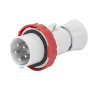 Tapón Móvil Recta IP69 3P + N + T 32A 380-415V 50/60Hz Rojo Alambrado Tornillo