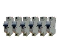 Gewiss MT 60 - Disyuntores de circuito (6 unidades, 1 pin B 32 A, 230 - 400 V, GW92210, serie 90 MCB, capacidad de conmutación de 6 kA/10kA, según IEC/EN 60898-1, para vivienda, comercial e industrial