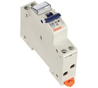 Gewiss mtc 45 - Interruptor magnetico compuerta 1 polo+neutro c25 4,5ka 1 módulo