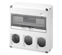 Gewiss q-din 14m 3 bases alojables iec 309 16/32a ip44/67 ip65 GW68005N