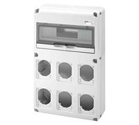 Gewiss q-din 14m 6 bases alojables iec 309 16/32a ip44/67 ip65 GW68008N