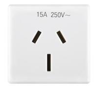 Gewiss System - Base 2 Polos+Tierra 15a st.austr.SY/WT