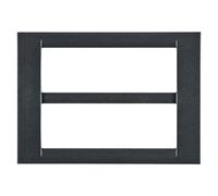 Gewiss System - Placa 12 módulos Pizarra metálico/a System Virna