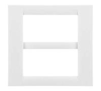 Gewiss System - Placa 8 módulos Blanco Nube System Virna
