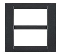 Gewiss System - Placa 8 módulos Pizarra metálico/a System Virna