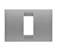 Gewiss System Virna - Placa 1 módulo System Virna Titanio metálico/a