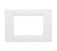 Gewiss system virna - Placa 3 módulos system virna blanco nube