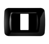 Gewiss Top System - Placa 1 módulo Negro Toner Top System