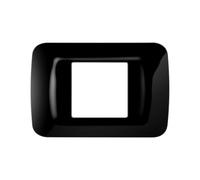 Gewiss Top System - Placa 2 módulo Negro Toner Top System