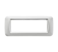 Gewiss Top System - Placa 6 módulo Blanco Nube Top System