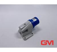 Gewiss Wandgerätestecker GW60404 en Ángulo Inlet 16A-6h/200-250VAC IP44 2P + E