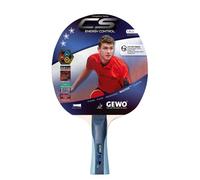 GEWO Christian Süß CS Energy Control - Raqueta de Ping Pong para Adultos, cóncava, Color Gris y Azul