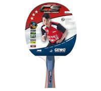 GEWO CS Energy Carbon - Raqueta de Tenis de Mesa (Fibra de Carbono, con Revestimiento controlado y Altas propiedades de rotación, cóncava, Esponja de 1,8 mm)