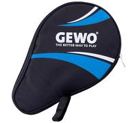 GEWO Funda redonda Master - Funda resistente para raqueta de ping pong - Bolsa de ping pong con compartimento acolchado sin compartimento para pelotas - Bolsa individual para raqueta de ping pong
