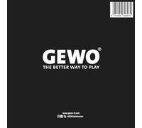 GEWO Juego de 2 protectores de pantalla autoadhesivos, para ping pong, color negro
