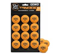 GEWO - Pelota de Entrenamiento 40+, Paquete de 12 Unidades, Unisex Adulto, Pelota de Entrenamiento (40 + 12 Unidades), 85931200, Naranja, 40 mm