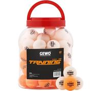 GEWO Pelotas de Tenis de Mesa con 3 Estrellas de Entrenamiento 40+, 60 Unidades