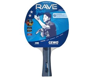 GEWO Rave Game Cóncava Raqueta de Tenis, Adultos Unisex, Negro