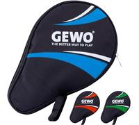 GEWO Unisex - Adultos Master Tischtennishülle con Ballfach, Negro/Royal, 30x20x2 cm