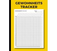 Gewohnheits-Tracker: Ein Monat auf einer Seite, verfolgen Sie Ihre täglichen Gewohnheiten, Projekte und Pläne, um Ihre Ziele zu erreichen