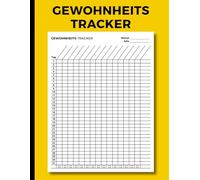 Gewohnheits-Tracker: Ein Monat auf einer Seite, verfolgen Sie Ihre täglichen Gewohnheiten, Projekte und Pläne, um Ihre Ziele zu erreichen