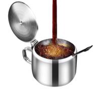 Gewürzdose - 3.35 Zoll Gewürzbehälter | Edelstahl Gewürzbox - Luftdichter Vorratsbehälter mit Deckel und Löffel für Zucker Pfeffer ideal für Küche Restaurant Camping