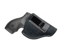 Gexgune Hunting Holster Funda de Pistola de Cuero de Gamuza Genuina para J Frame Revolver Taurus S & W Cinturón táctico Enmascarado IWB Holsters