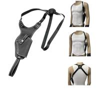 Gexgune Tactical Gun Holster Pistola de Cuero de Mano Derecha Hombro G1ock 17 19 31 32 Beretta 96 92 Funda de Pistola Universal