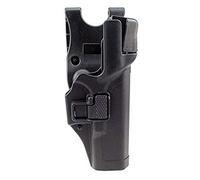Gexgune Tactical Holster Encubrimiento Militar Nivel 3 Cerradura Mano Derecha Cinturón Pistola Pistola Pistola para G1ock 17/19/22/23/31/32 (Negro)