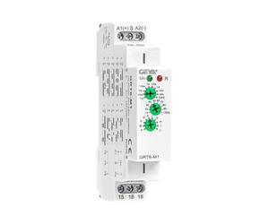 GEYA 10A MultifunctionTimer Relé 10 Funcitons Relé de retraso de tiempo 1SPDT DIN Rail 0.1s-10 días(GRT6-M1,AC/DC24V-240V)
