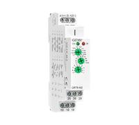 GEYA 10A MultifunctionTimer Relé 10 Funcitons Relé de retraso de tiempo 2SPDT DIN Rail 0.1s-10 días(GRT6-M2,AC/DC24V-240V)